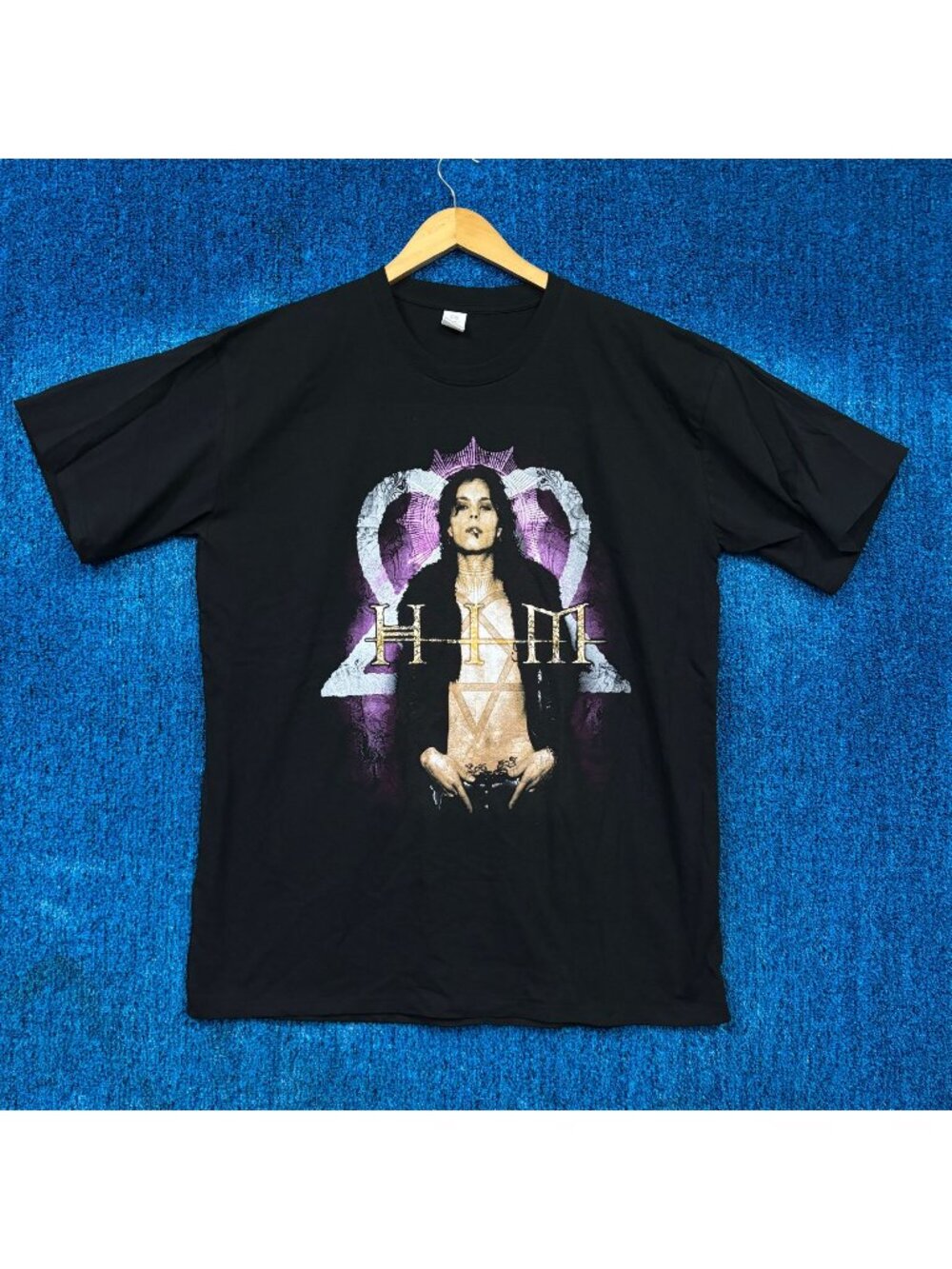 HIM Razorblade Romance Album Cover Poster Goth Metal Tee XL